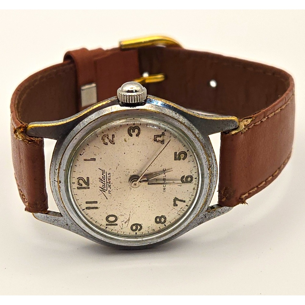 Jules Borel & Co. Mallard Aqua-Explorer Manual Wind 17Jewel Incabloc Watch.NOTES